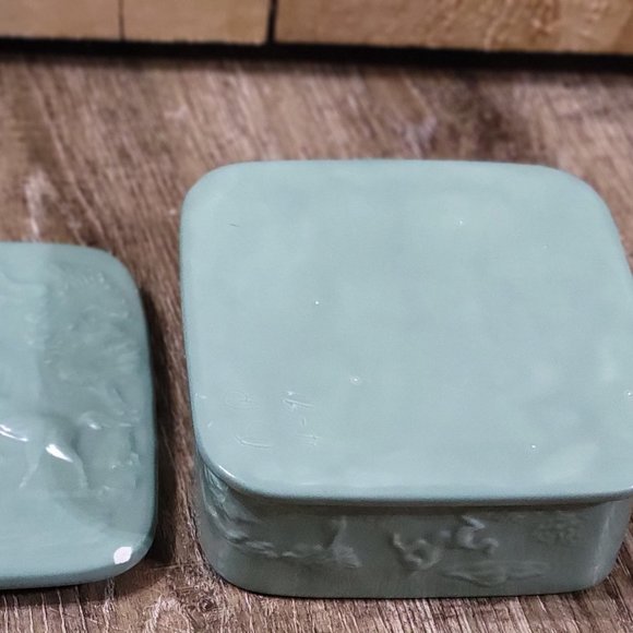 vintage handcrafted unicorn design  ceramic lidded trinket box - Picture 10 of 15